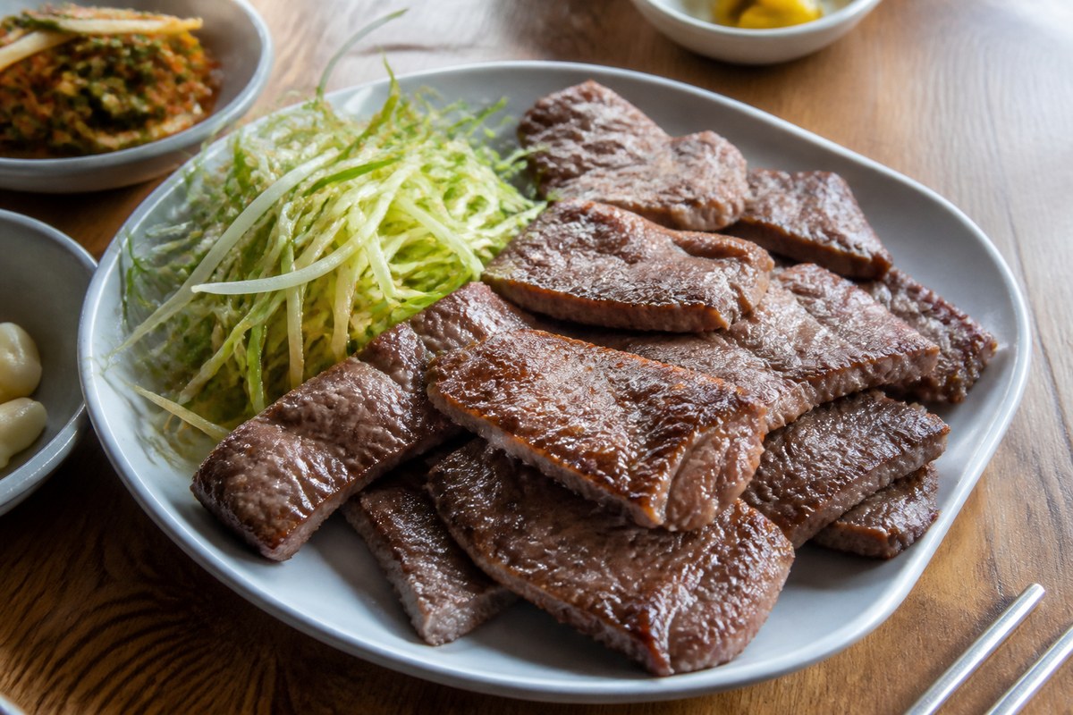 소갈비살 — 갈비살물냉면