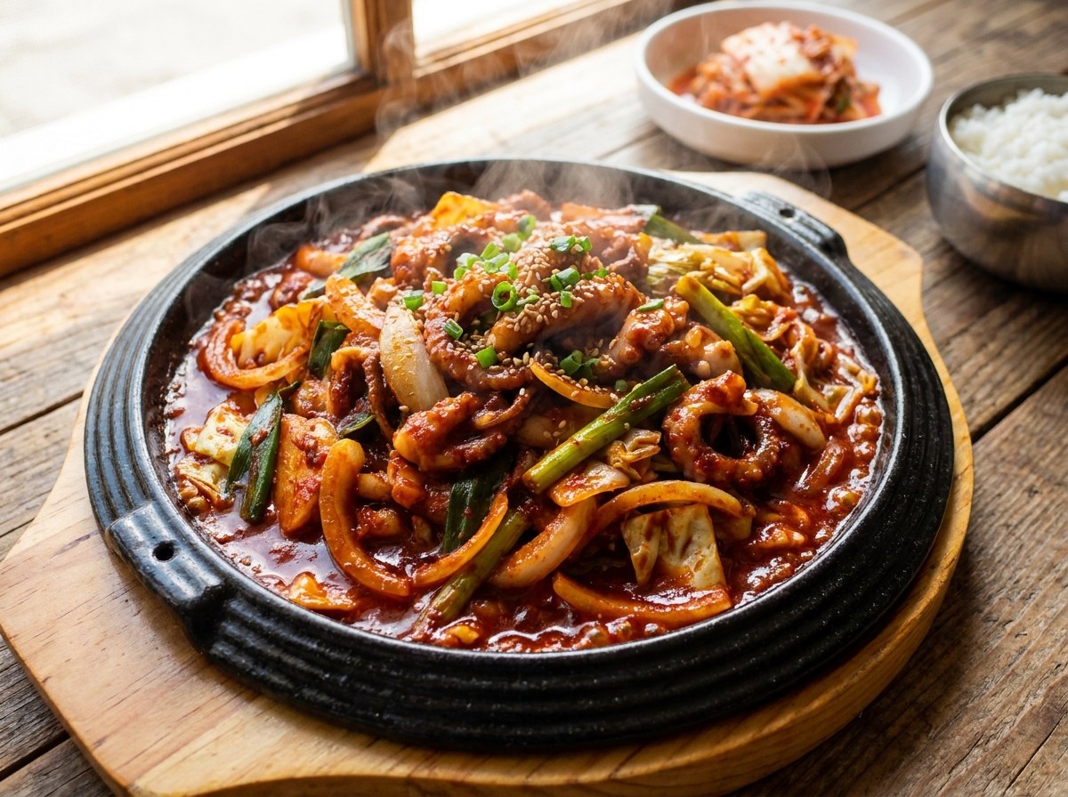 낙지 요리 사진