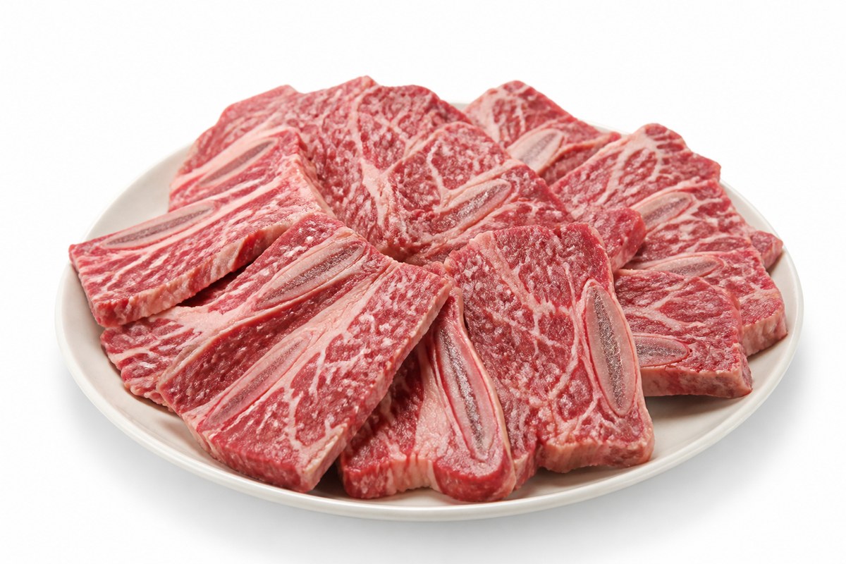 한우 갈비 재료